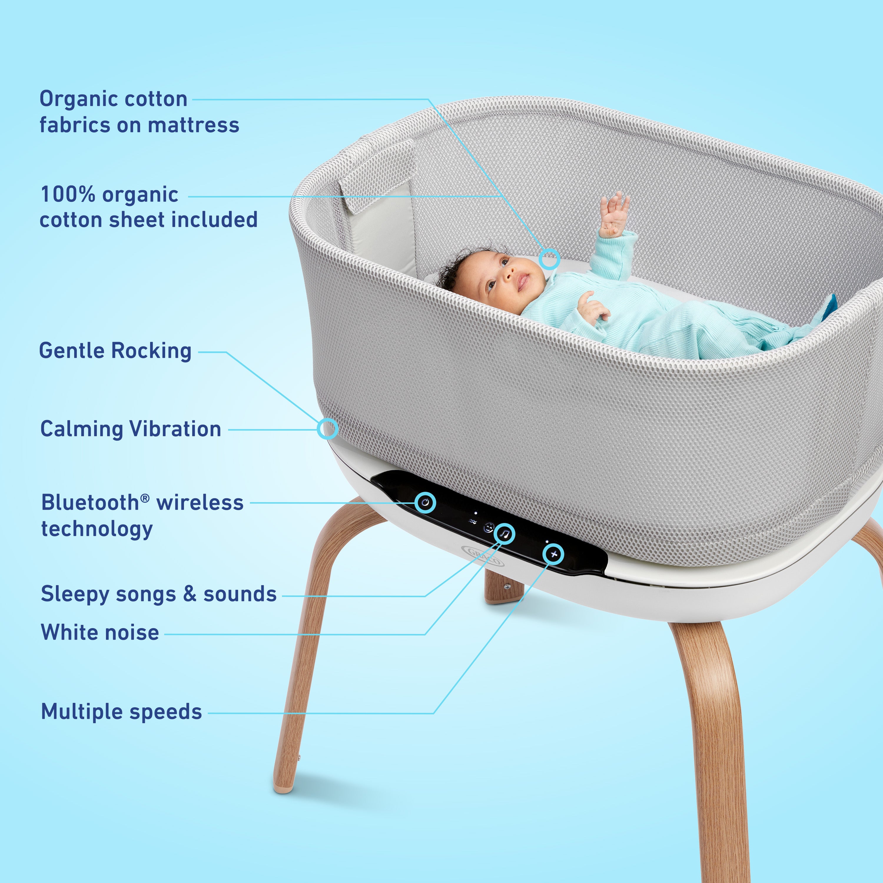 SmartSense™ Soothing Bassinet