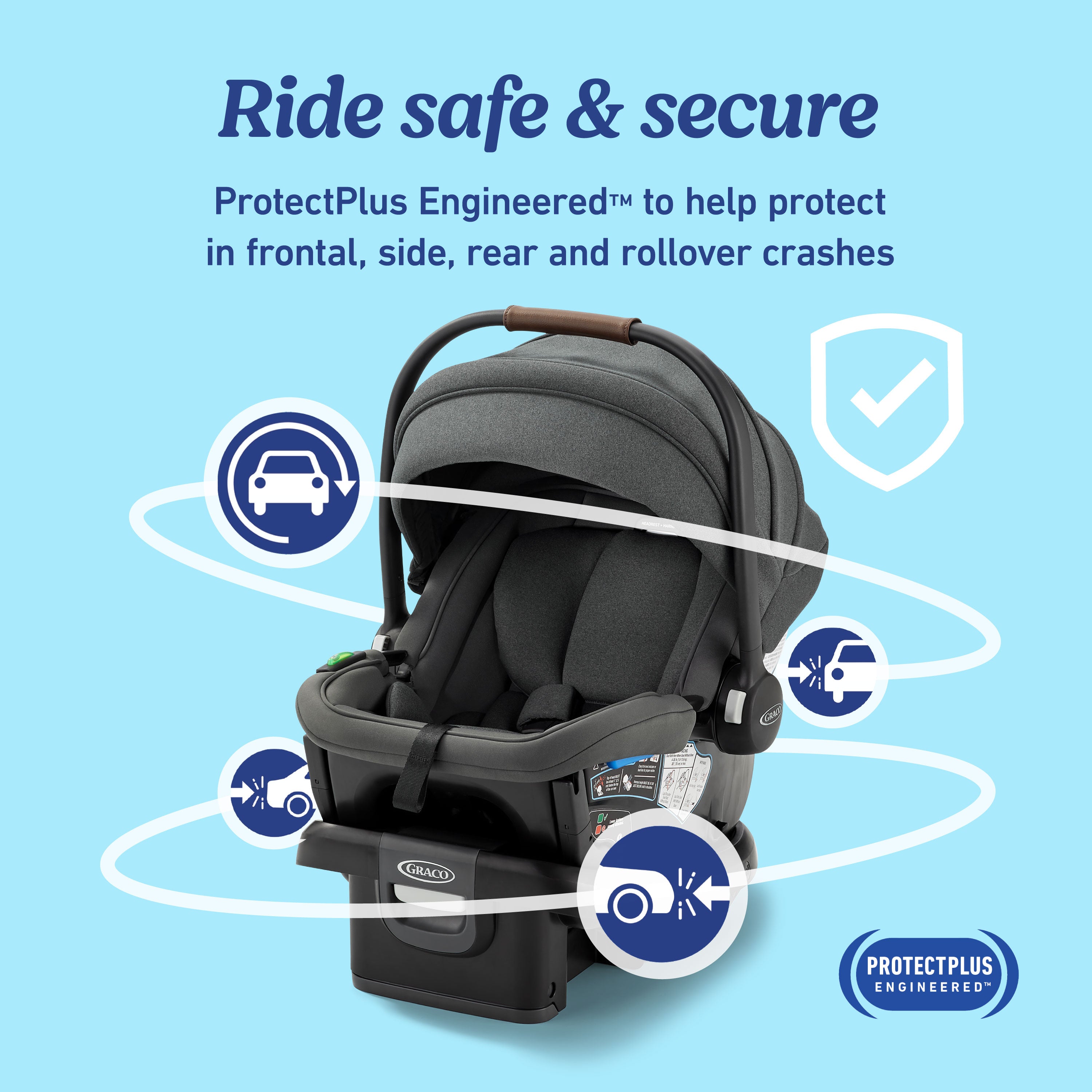 GoMax™ Infant Car Seat ft. Insta-Install™ Rigid LATCH
