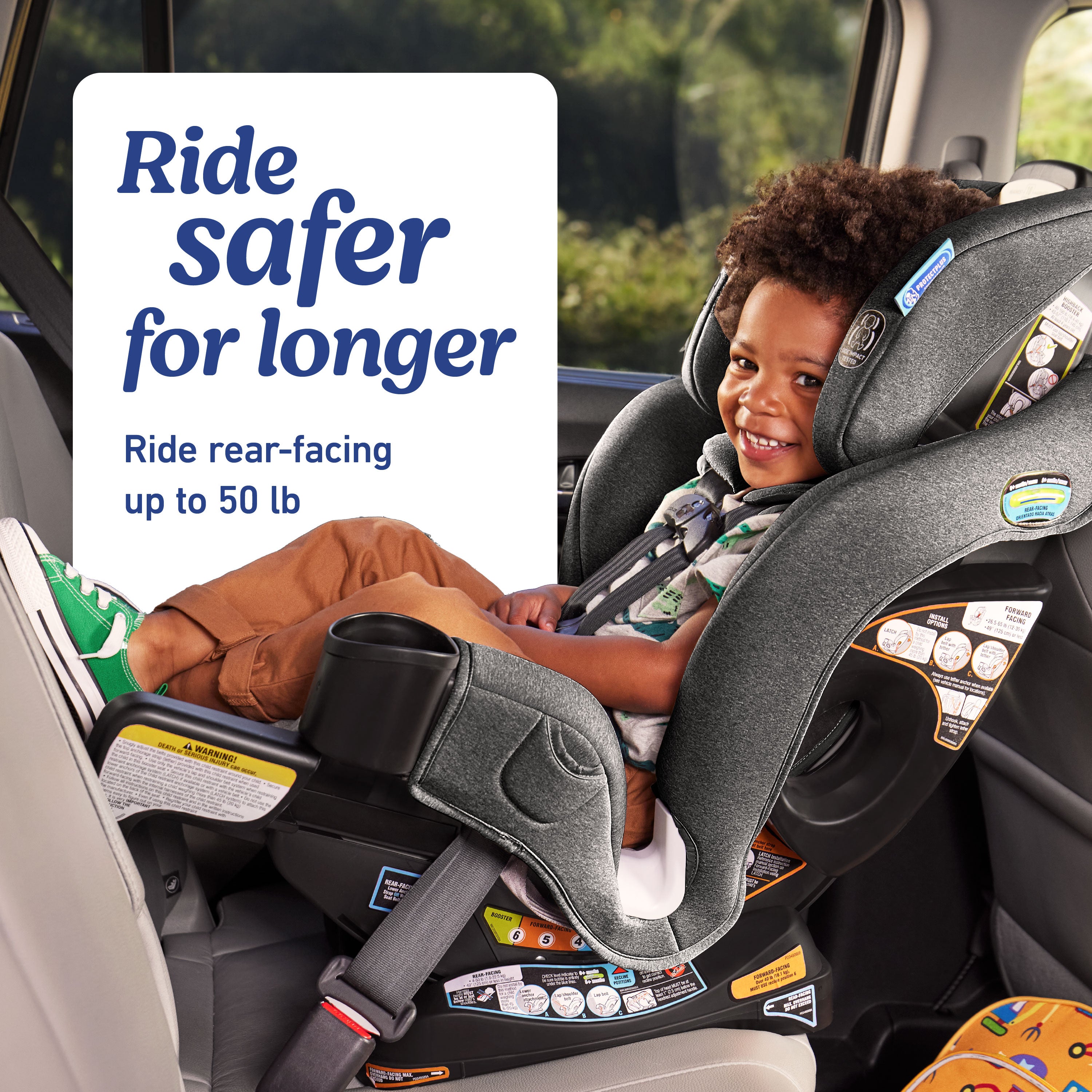 Extend2Fit® 3-in-1 Car Seat