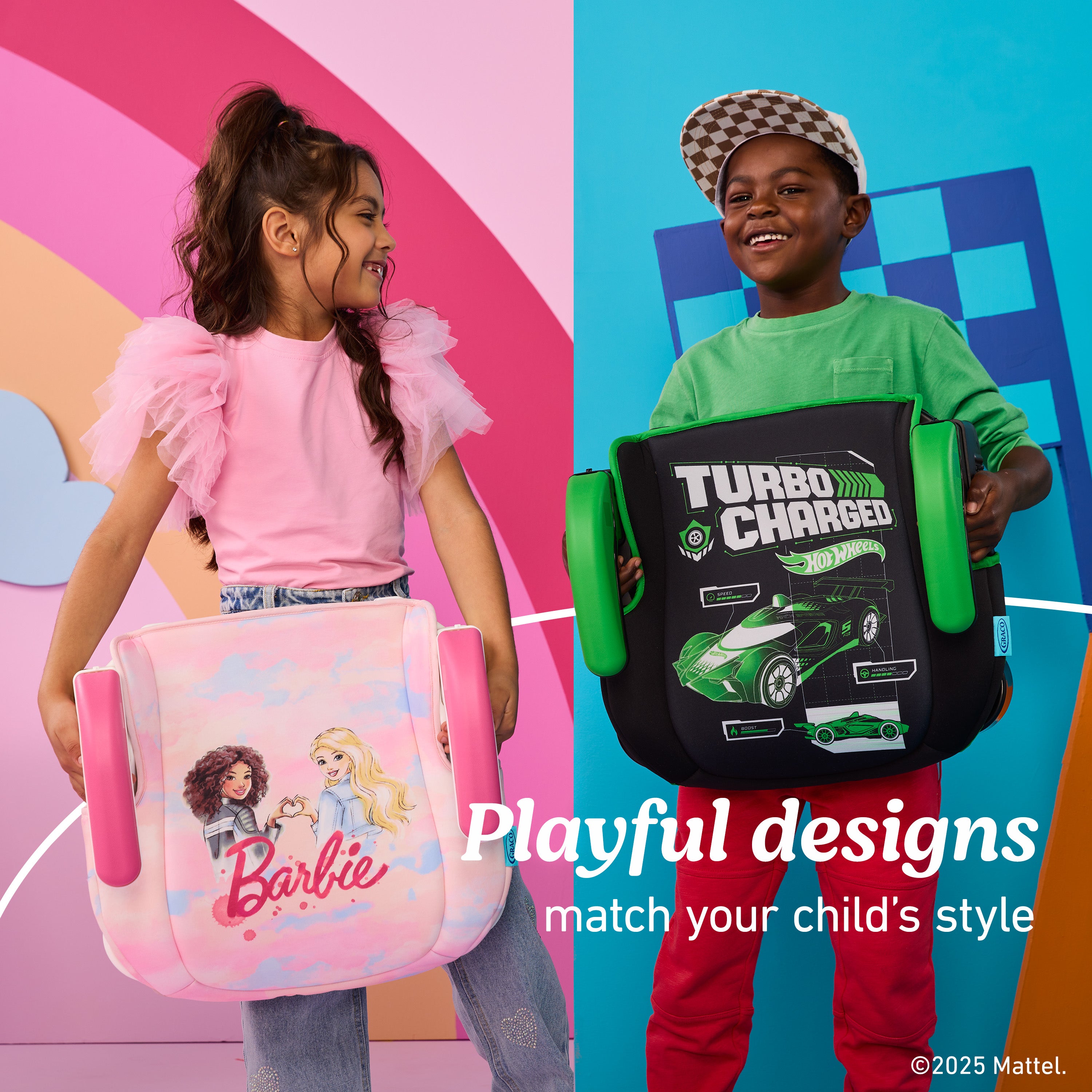 Hot Wheels x Graco® Turbobooster® 2.0 Backless Booster Seat